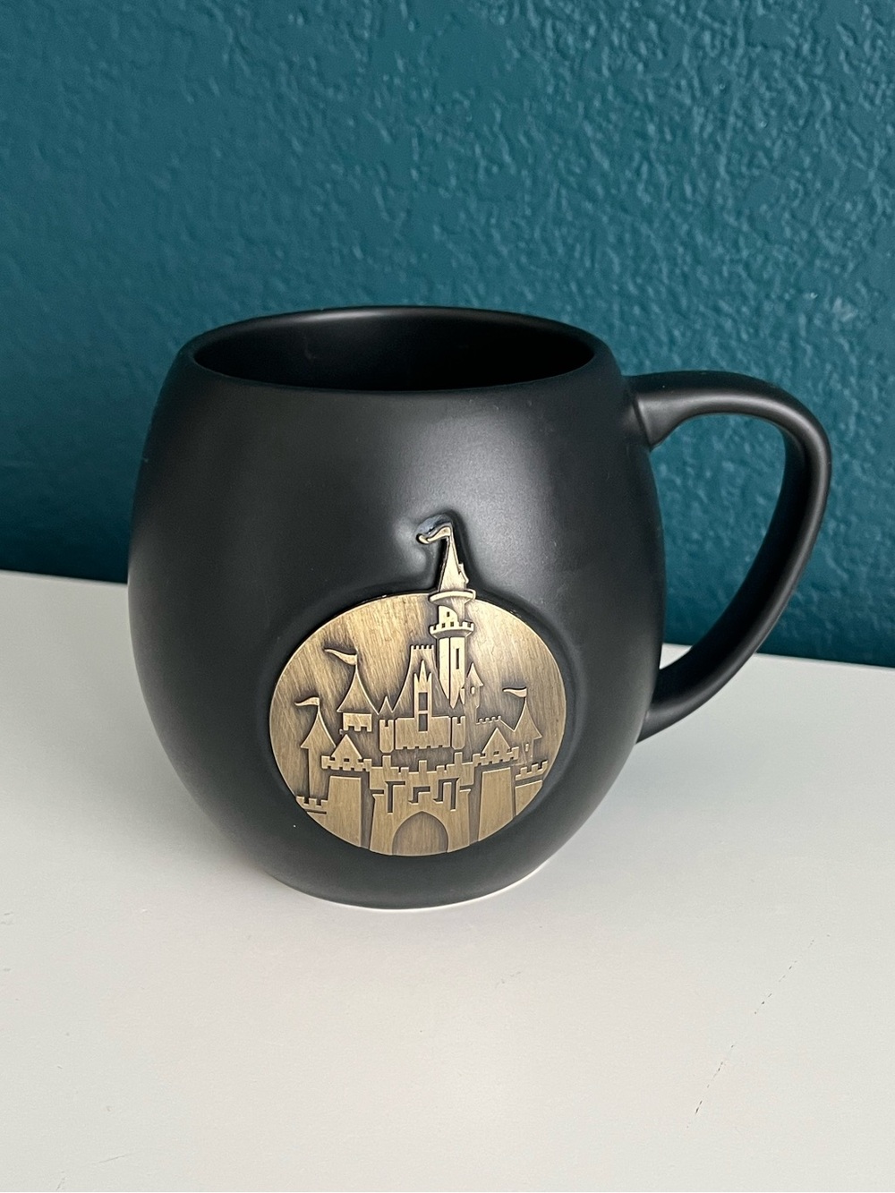 Disney Magic Kingdom Castle Ceramic Black Coffee Mug